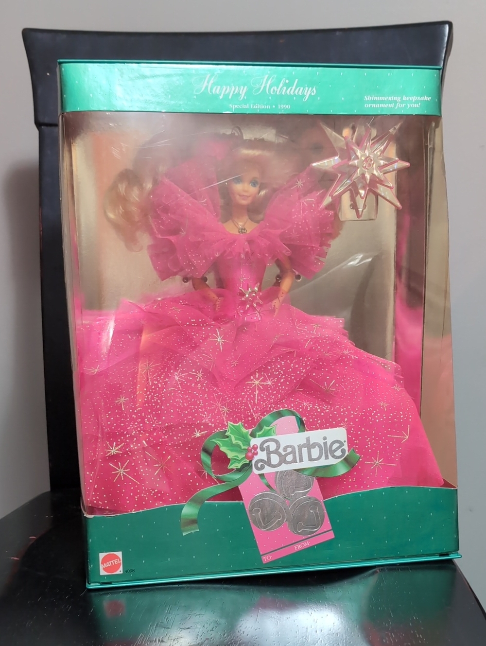 Barbie Hot Pink Holiday Sparkle Gown Doll